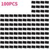50/100 шт. Мини-конверты-открытки из крафт-бумаги для рассады с застежкой-сердечком 10,2x7,1 см Карточки «Спасибо» для свадеб Корпоративных мероприятий