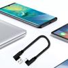 Кабель для передачи данных Стабильный Двойной Угловой 90 Короткий Тип Type-C Кабель для быстрой зарядки