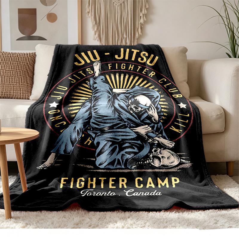 Jiu Jitsu A Soft and comfortable flannel Suitable for sofas living rooms outdoor camping travel and also makes a great anniversary gif