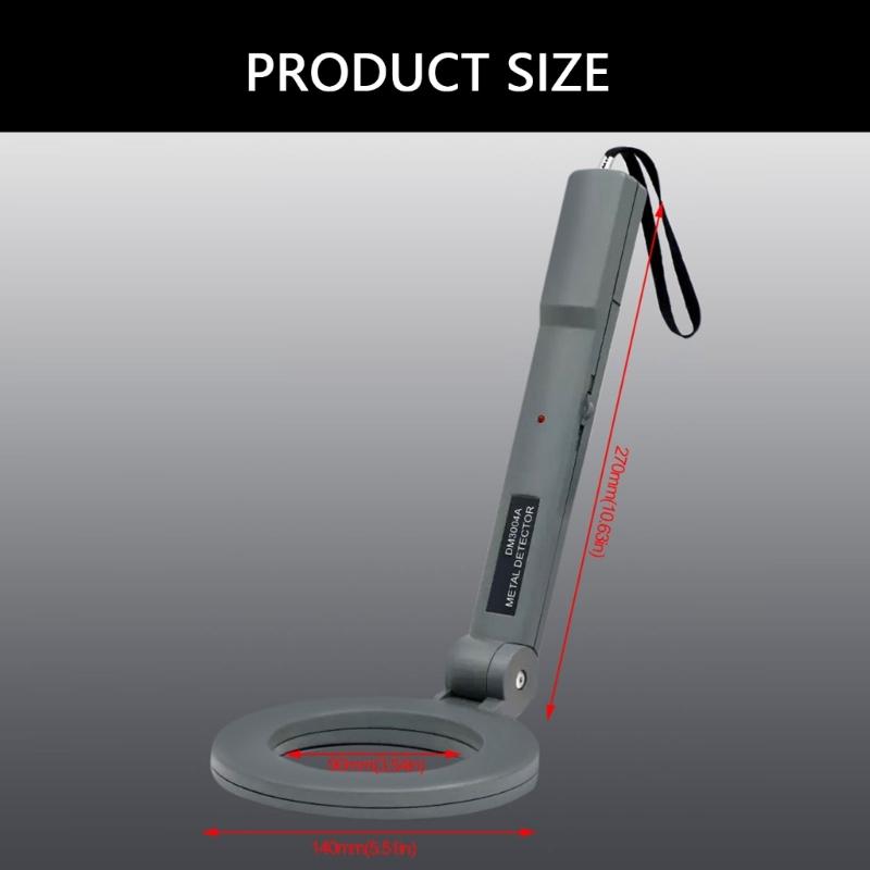 Практичный складной металлоискатель Складной Высокочувствительный и водонепроницаемый Идеально подходит для начинающих и профессионалов