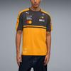 Puma X McLaren Реплика Гонки Норрис Вязаная футболка с круглым вырезом с коротким рукавом Мужские топы 713953-01
