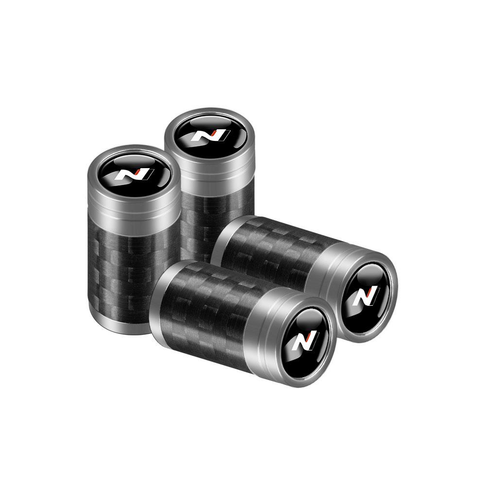 Car Accessories Metal Auto Wheel Tire Carbon Fiber Valve Caps For Hyundai Tucson Solaris I30 Creta Ix35 i10 i20 i30 ix20 ix25 bg3