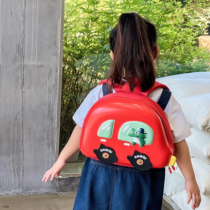 Creative Cartoon Childrens Backpack In Cute Car Design For Boys And Girls With Breathable Oxford Fabric