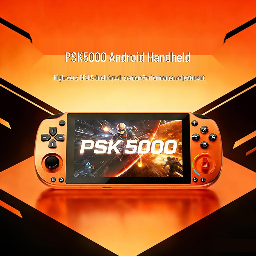 5-дюймовая портативная ретро-игровая консоль на Android с FHD-экраном, джойстиком PSP и Wi-Fi