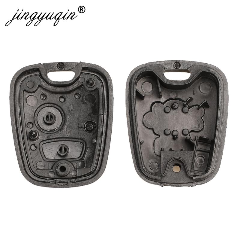 Jingyuqin Корпус для автомобильного пульта ДУ для Citroen C1 C4 Peugeot 107 207 307 407 206 306 406 Toyota Aygo Запасной корпус для брелока 2 кнопки
