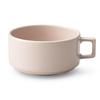 Чашка для супа aito Seisakusho, примерно 270 мл, подходит для использования в микроволновой печи, можно мыть в посудомоечной машине, розовая посуда Mino, сделано в Японии, 567063 "Couleur"