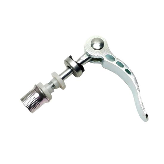 Black Bike Seat Clamp Rustproof Corrosion Resistant Reusable Quick Release Bike Seat Clamp Pipe Clamp Locking Screws