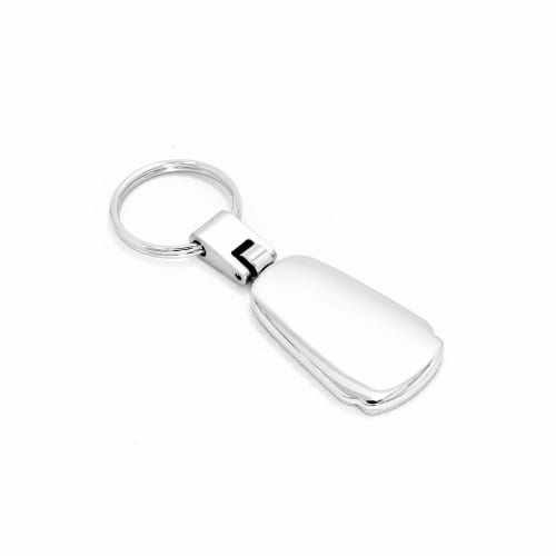 Au-TOMOTIVE Gold Metal Teardrop Keychain for Honda S2000 (Chrome), Chrome, Standard