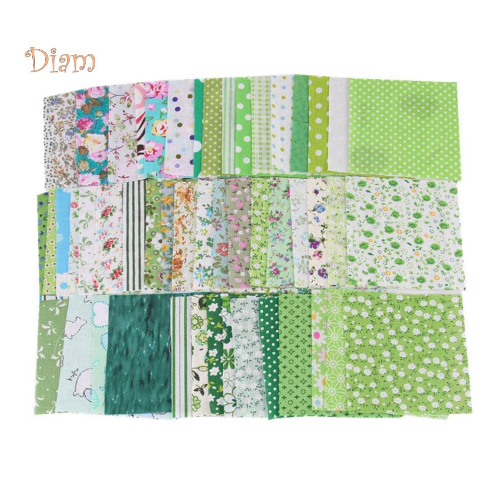 Белый медведь 30/50 шт. 10 см x 10 см цветочный принт DIY Лоскутная ткань Швейный материал для квилтинга
