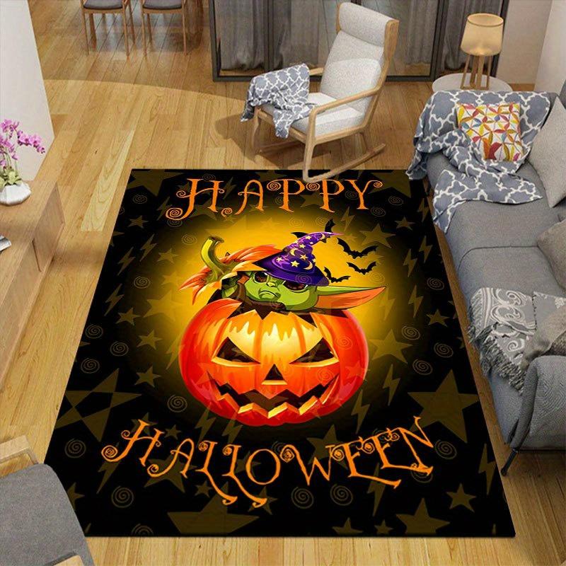 1 шт. Коврик с рисунком Йоды из Звездных Войн, Ковер для зоны, Нескользящий ковер, Ручная стирка, Напольный коврик, Подходит для гостиной, спальни, домашнего декора, Декор комнаты