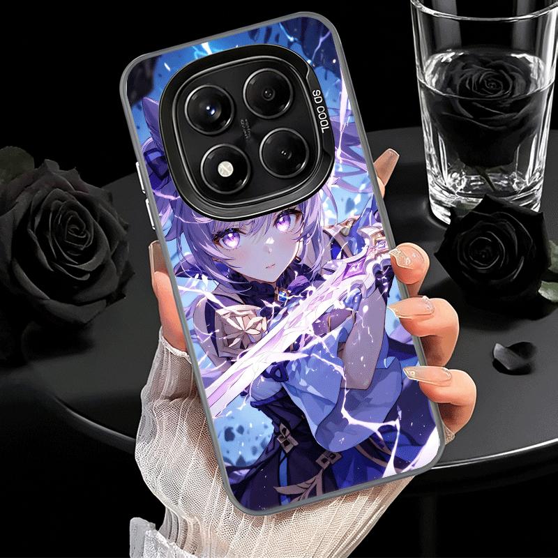 Мягкий чехол для телефона Genshin Impact Кэцин для Xiaomi Redmi Note 13 14 15 Pro Plus 12S 12 11S 11 11T 10S 10 Ударопрочный задний чехол
