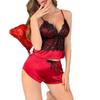 Sex Underwear Mesh Lace Two-piece Set Suspender Set Allure Sexy Wear