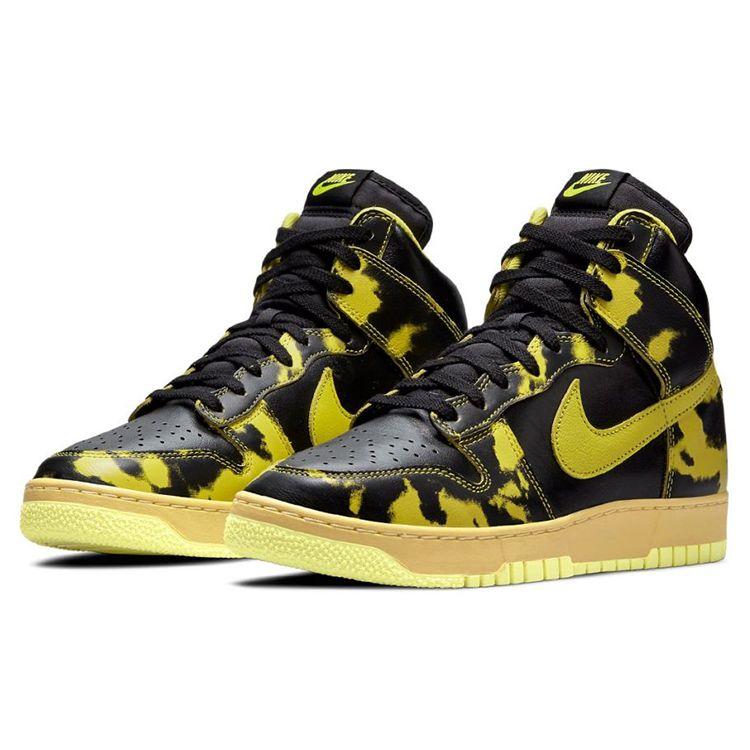 Nike Кроссовки унисекс Dunk High 1985 Yellow Acid Wash Black Varsity-Maize DD9404-001
