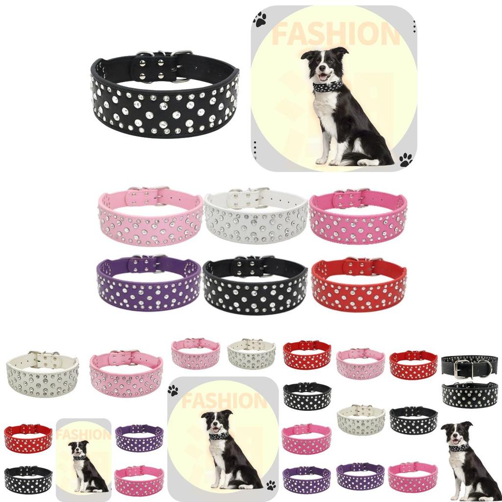 Расширяющаяся цепочка-ошейник для питомца с великолепным дизайном из страз, доступны различные цвета