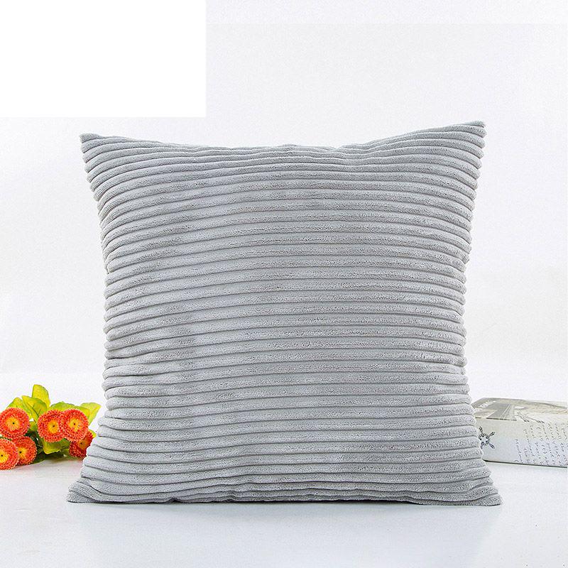 Cozy Supersoft Striped Corduroy Cushion Cover For Your Stylish Sofa