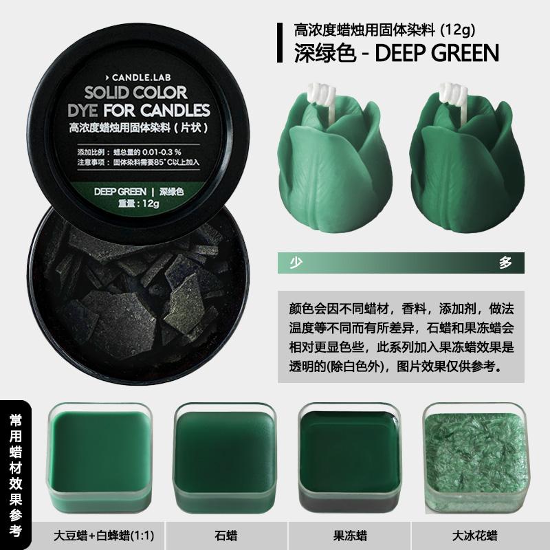 Нетоксичный твердый хлопьевидный краситель для свечей DIY (для соевого, пчелиного, парафинового и гелевого воска) - Многоцветный пигмент