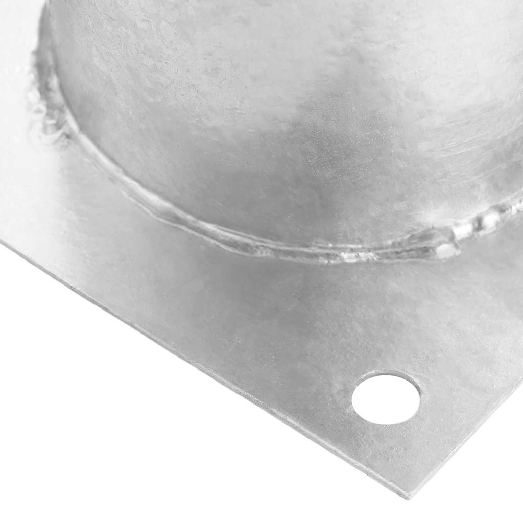 Round Ground Anchor 12 pcs Silver 15 x 15 x 15 cm Metal