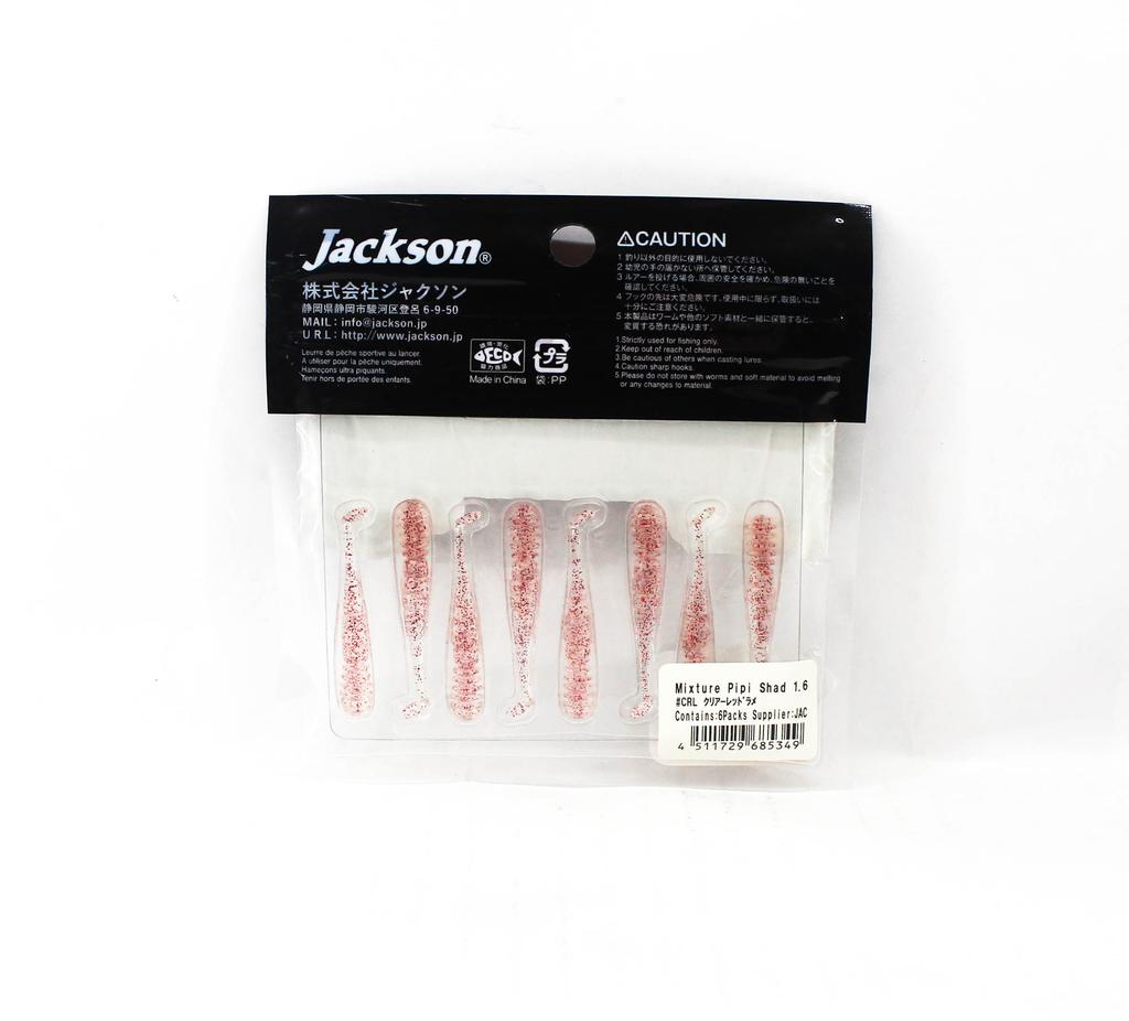 Jackson Soft Lure Mixture Pipi Shad 1.6 Inches CRL (5349)