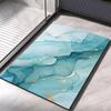 Marble Pattern Kitchen Mat Doormat Carpet Durable Absorbent Non-Slip Entrance Bedside Rug Washable Living Room