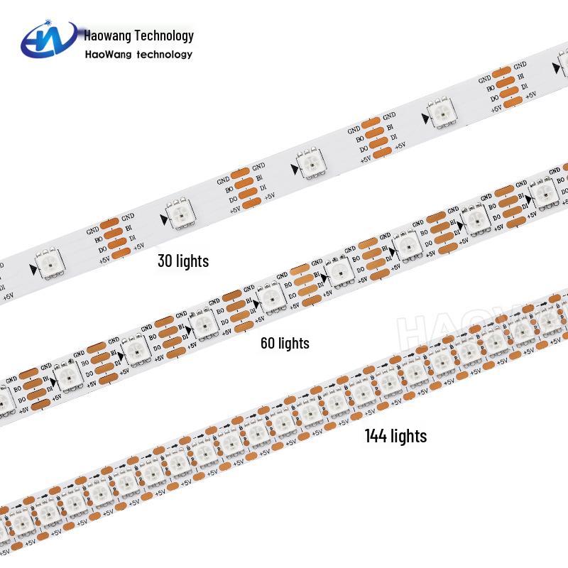 Светодиодная лента WS2813 Dream Color 5050 RGB со встроенным IC-драйвером и возобновлением после точки обрыва, DC5V