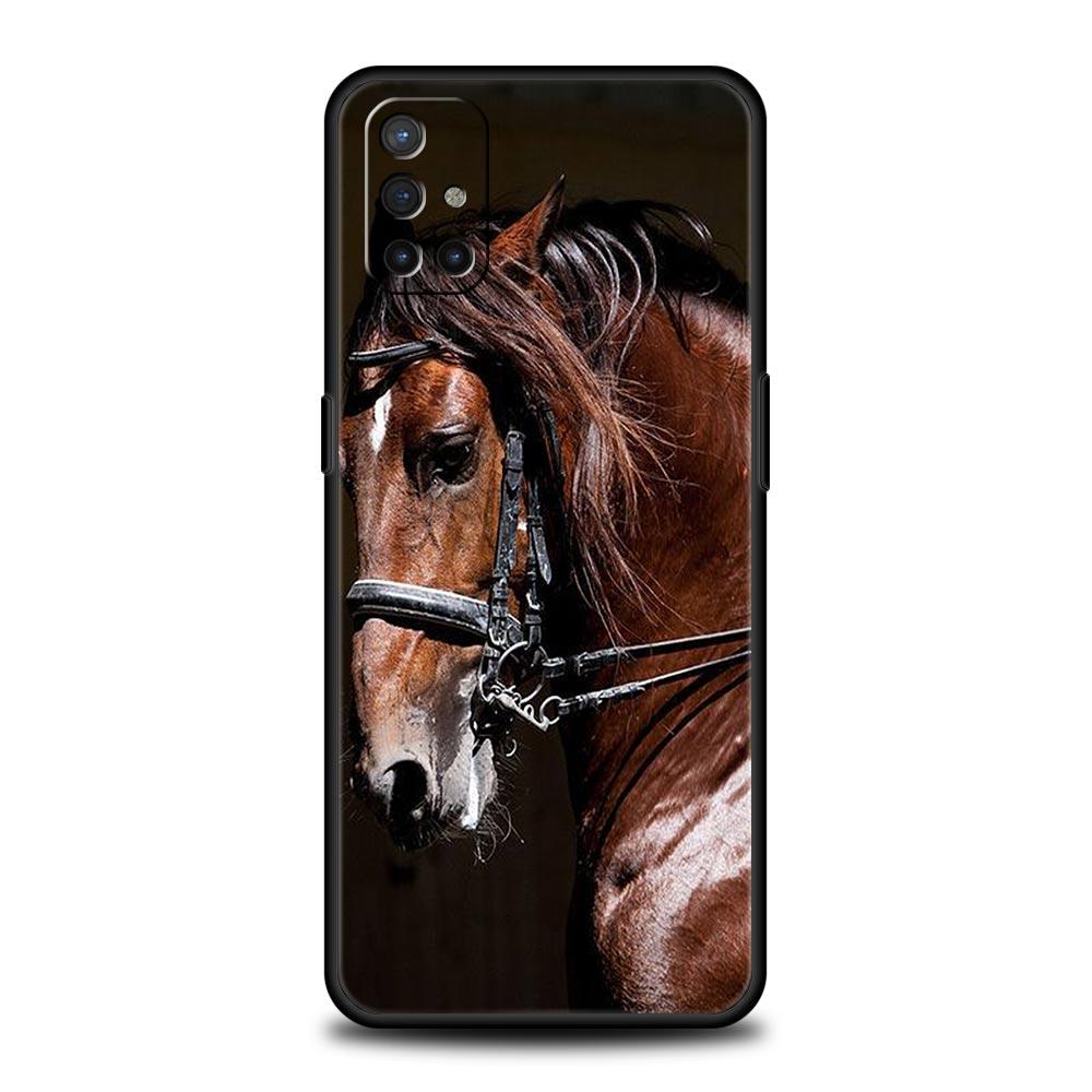Running Horse Animal Phone Case For OnePlus 12 11 10 9 8 7 7T Pro 12R 10R 9RT 9R 8T Nord N100 N200 N10 2T CE 2 5G Soft Cover