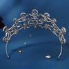 1pc Personalized Skull Crown Gothic Punk Accessory Suitable For Role-playing Party Gathering Festival Paired Unisex Tiaras Crown
