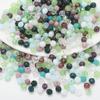 Multicolor Flat Bead Set: DIY Bracelet Spacer & Crystal Glass Beads In 4/6/8 Sizes