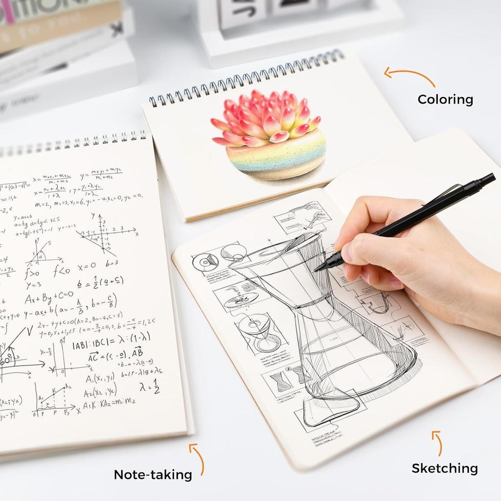 21PCS Metal Mechanical Pencil Set, Art Lead Pencil 0.3, 0.5, 0.7, 0.9, 2mm Holder(HB 2H 2B 4B Color) with 10 Tubes Graphite Lead Refills Eraser with