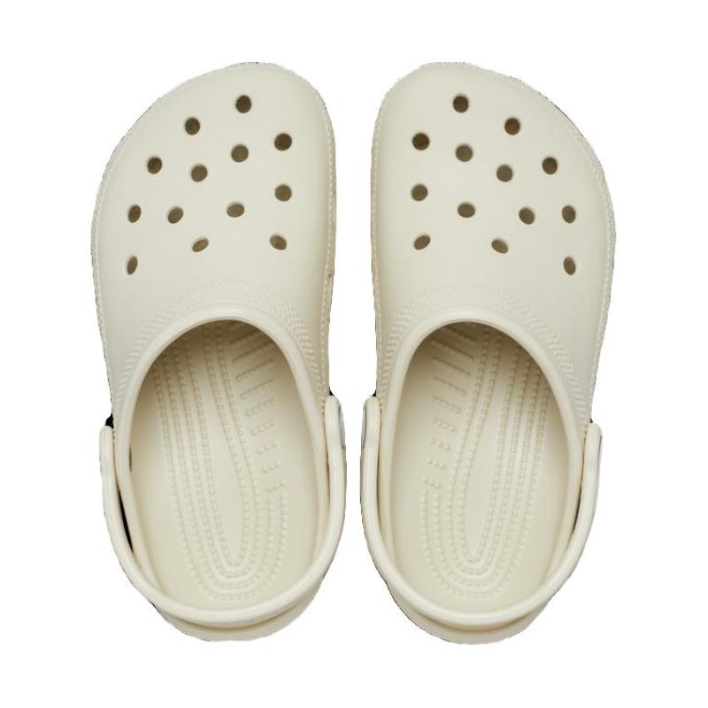 Crocs Классические клоги Удобные и универсальные дышащие сандалии бежевая детская модель