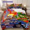 Rat Finks Wild Ride Three-piece set (1 * duvet cover + 2 * pillowcase, without core) 2D Flat Soft and comfortable Duvet cover and pillowcase