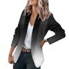 Женская куртка с длинным рукавом, кардиган с воротником на одной пуговице, топ для бизнеса и отдыха