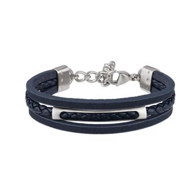 Breil браслет B Mix сталь и кожа TJ3087