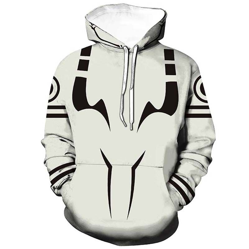 Стильные мужские худи Jujutsu Kaisen с ярким 3D-принтом