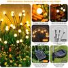 ASMAD Solar Lights Outdoor(12Pack-64 LEDs),Solar Garden Lights,Fairy Lights | Firefly Light for Garden Decor, Outdoor lights, Outdoor Decor, Patio