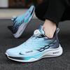 Men's shoes new breathable and lightweight teenagers rotating buttons fashion trend running sports shoes factory direct sales