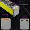 Светодиодная подсветка 45WPD Быстрая зарядка Батарейный отсек Держатель 8x18650 Прозрачный АБС Без пайки