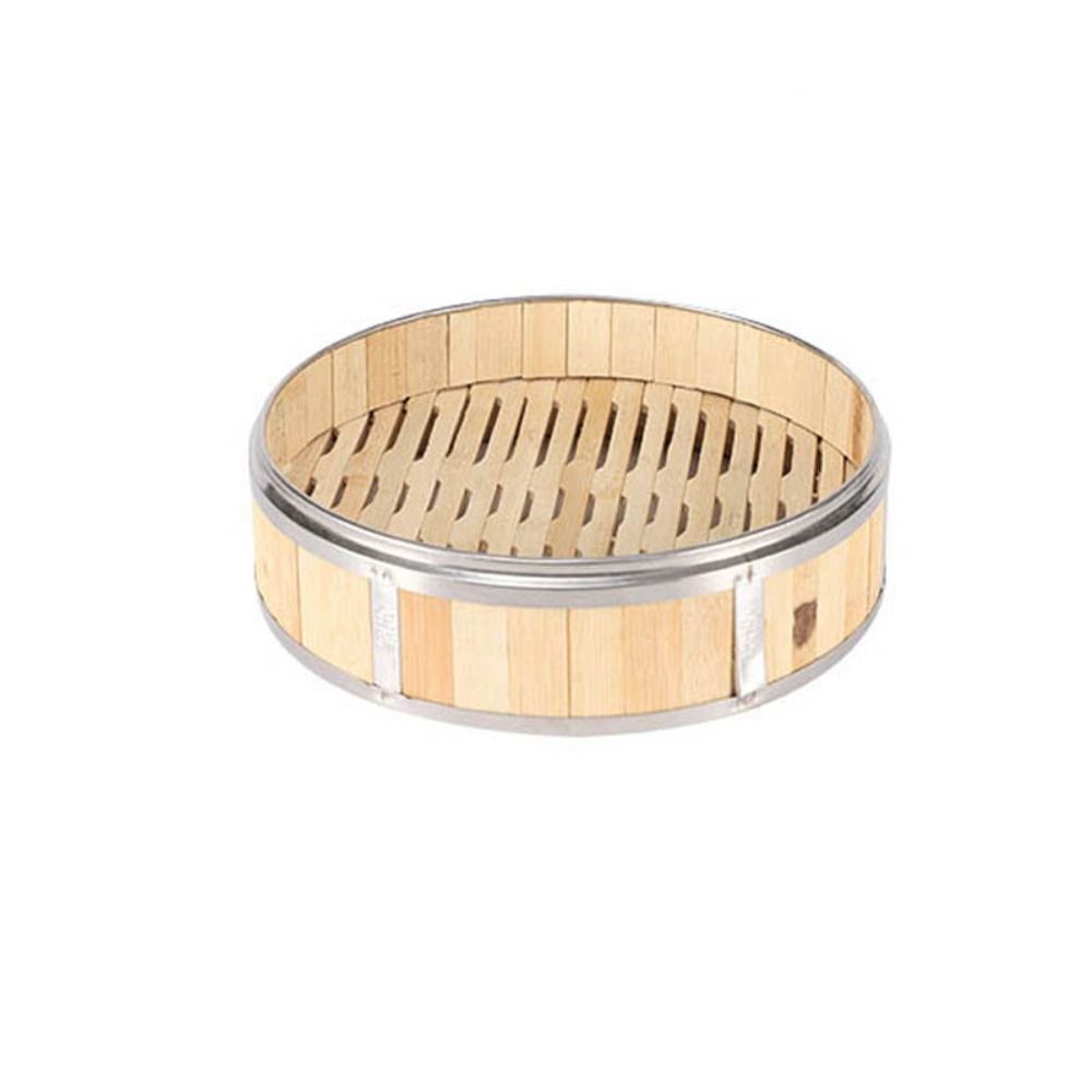 Stainless Steel Bamboo basket Weaving Snack Basket New Bamboo Steamer