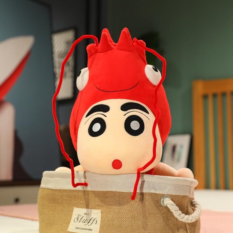Shin Lobster Crayon Chan Plush Toy Stuffed Animal Doll Kids Gift Decoration