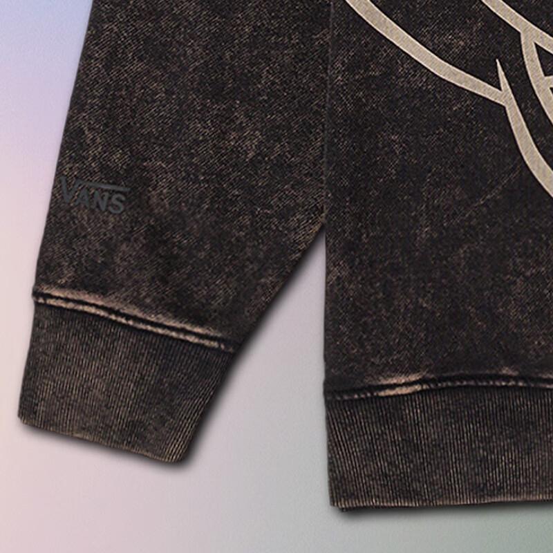 Vans Толстовка с круглым вырезом и надписью X Disney Cartoon Letter, унисекс, черная VN000HD2BLK