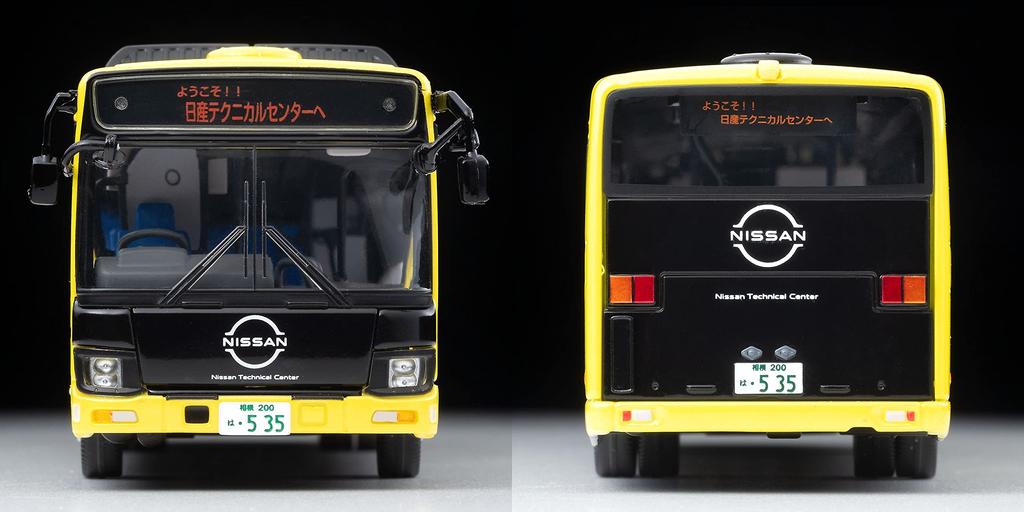 TOMYTEC Tomica Limited Vintage Neo Isuzu Elga Nissan Shuttle Bus Ikazuchi Finished Product 1/64 LV-N245e Yellow/Black