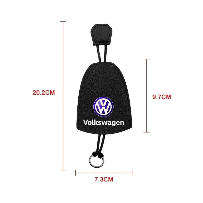 For VOLKSWAGEN VW GTI B6 2025 Hot For Volkswagen Car styling PU Car Remote Key Case Cover Shell keychain protect Car Accessories