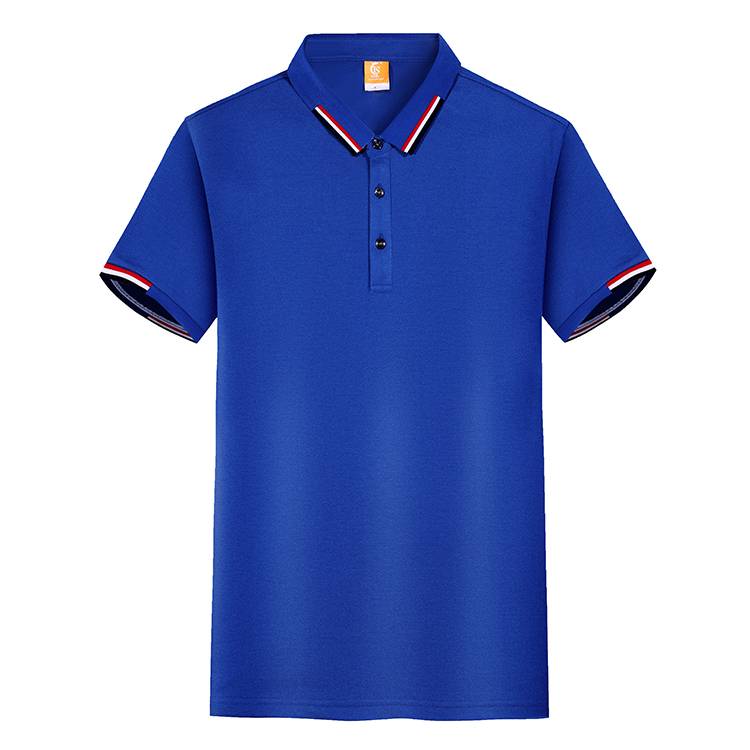SGBL/TS 668 Fashionable Three-color Collar Cupro Cotton POLO