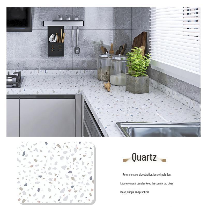 Самоклеящиеся водонепроницаемые утолщенные наклейки для плитки на стену и столешницу для кухни и домашнего декора