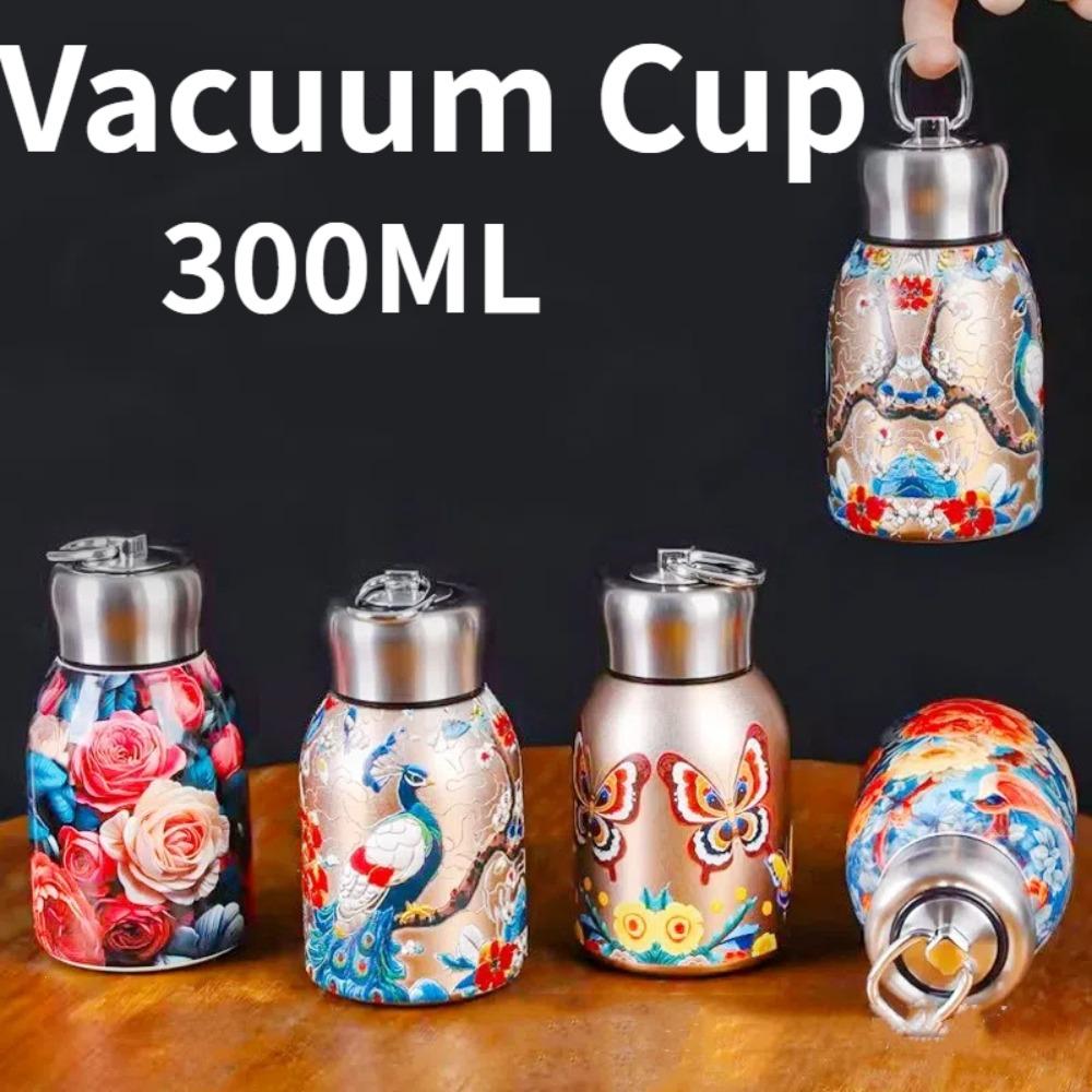 304 Stainless Steel Insulated Cup 300ml Coffee Mug Portable Vacuum Handy Cup  Outdoor Travel Office