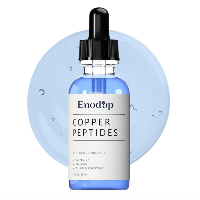 Organic Hyaluronic Acid Collagen Face Serum with Copper Peptide for Tightening and Plumping