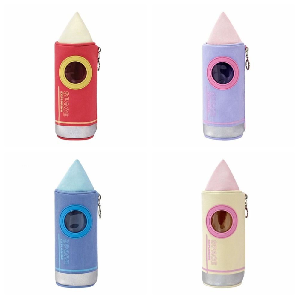 Cute Cartoon Pencil Case Cartoon Pencil Shape Pencil Cases Durable Lovely Pen Bag Student