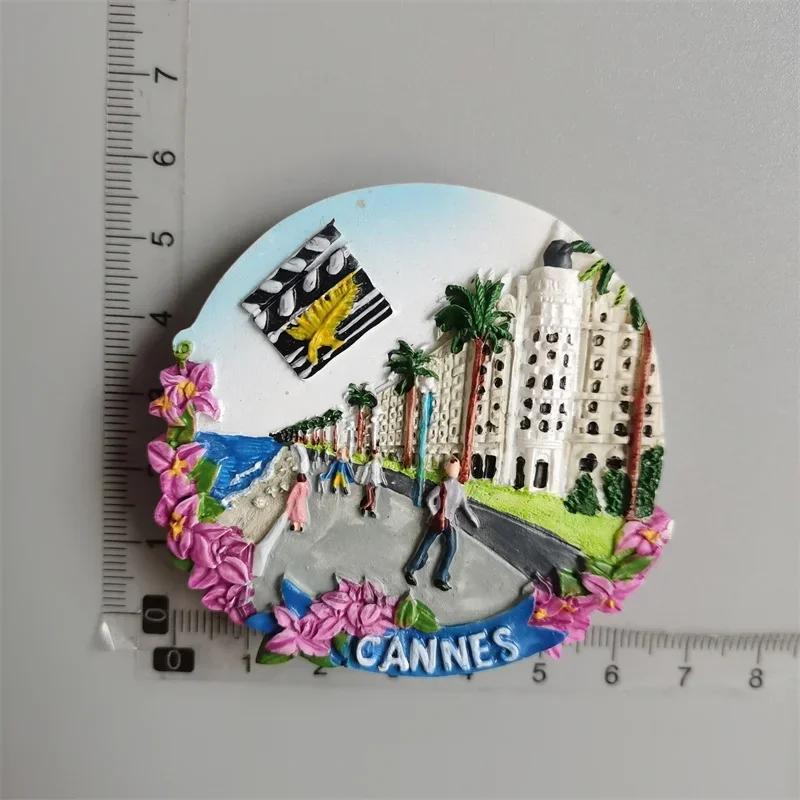 Франция Туристические сувениры Магниты на холодильник Страсбург Канны Ницца Эльзас Ментон Французские магнитные наклейки Украшения Подарки для путешествий