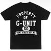 50 Cent Футболка Property of G-Unit черная Унисекс Все размеры S-5XL JM466