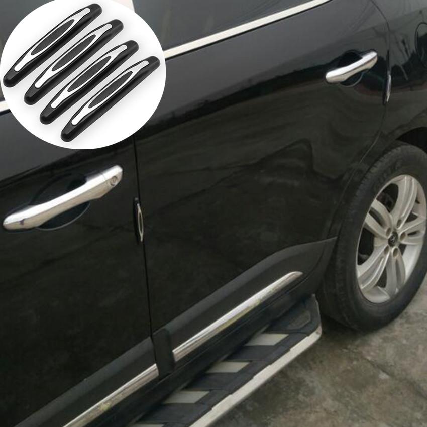 gbmkt6 4-Piece Car Crash Bar Bumper Protect Stickers: Skoda-Tailored Anti-Collision Strips for Rapid, Fabia, Octavia A5/A7, Kamiq