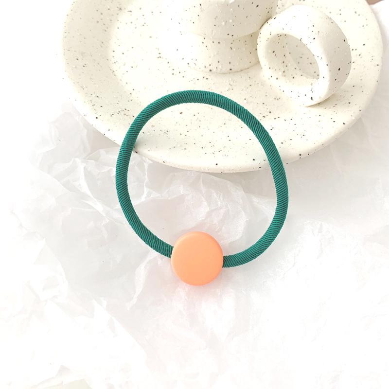 Высокоэластичные резинки для волос в форме сердца, медведя, круглой формы для женщин, резинка для волос, детские, детские, милые, конфетных цветов, ободки для волос, аксессуары для волос